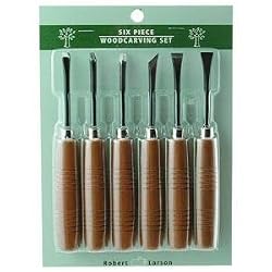 Robert Larson 765-5000 6-Piece Wood Carving Set