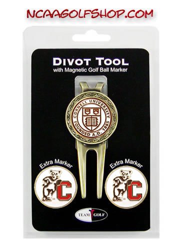 Cornell Big Red Divot Tool Ball Marker Set Tg3