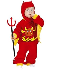Costume de Diable Bébé (Taille 3 à 4 ans)