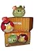Red Angry Birds & King Pig with Sound Plush Set - Limited Edition Gift Box