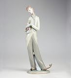 Lladro Romantic Clown Retired Female Clown Sculpture