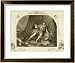David Garrick as Richard III, Act V Scene 3, in the Play by William Shakespeare Framed Art Poster Print by William Hogarth, 33x27