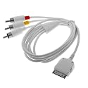 Apple iPod 3rd, 4th, 5th Generation, Mini, Photo, U2, Video, Classic, Touch, Nano, iPhone RCA AV (Video & Audio ) Cable with iPod Plug