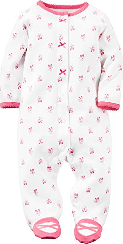 Carter's Baby Girls' Interlock Footie (Baby)