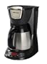 Black & Decker DE790B 8-Cup Thermal Carafe Coffeemaker, Black with stainless carafe