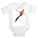 Onesie with whydah, tailfeathers, bird, animal