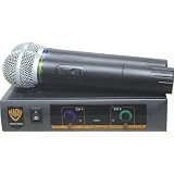 wireless microphones Nady DKW DUO Dual Channel VHF Hand Held Microphone System Channel P R wireless microphones