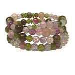 Fluorite Bracelet 04 Wrap Rainbow Labradorite Green Peridot Coil Gemstone