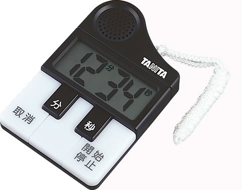 TANITA メロディータイマー ブラック TD-382-BK