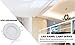 Lemonbest 12W Led Panel Light + LED Driver , Round Recessed Ceiling Downlight , Warm White