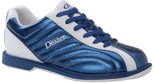 Dexter Bowling Shoes-Dexter Womens Groove White/Metallic Navy Bowling Shoes-Womens Dexter Bowling Shoes-Womens Bowling Shoes