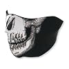 ZANheadgear White/Black Neoprene Skull Half Face Mask