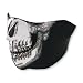 ZANheadgear Neoprene Skull Face Half Face Mask
