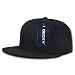 Black Dry Air Mesh Cool Dri Flat Bill Golf Fit Snapback Baseball Ball Cap Hat