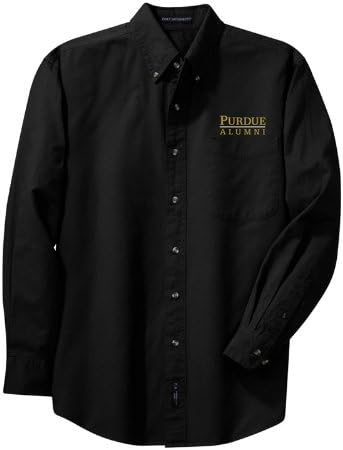 Tall Long-Sleeve Twill Shirt - Faded Blue