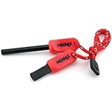 Magnesium Survival Fire Starter - Water Proof - Military Grade - 12,000+ Strikes - Flammable Shavings - 3,000 Degree Sparks