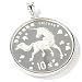 Sterling Silver 1oz Silver Unicorn Coin Pendant