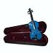 Full Size Violin 4 x 4 With Case - Dark Blue