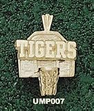 Univ Of Memphis Tigers B'Board Charm/Pendant -14K/10K, Stainless Steel or Gold Plated