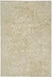 Handmade Tibetan Wool and Silk "Leaves Pattern" Rug
