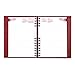 Brownline 2015 CoilPRO Daily Journal, Untimed, Bright Red, 8.25 x 5.75 Inches (CB389C.RED-15)