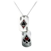 Ace Pack Dog Tag Alchemy Gothic Necklace