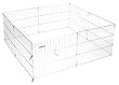 Precision Pet Pro Handler Indoor/Outdoor Exercise Pen, 18" Silver