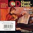CD Sheet Music モーツァルト ピアノ作品集