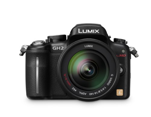 Panasonic Lumix DMC-GH2 16.05 MP Live MOS Interchangeable Lens Camera with 3-inch Free-Angle Touch Screen LCD and 14-140mm HD Hybrid Lens (Black)