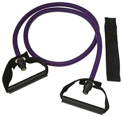 SPRI ES503R Xertube Resistance Band with Door Attachment and Exercise Charts (Purple, Very Heavy)