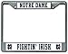 Rico Industries Notre Dame Fighting Irish Chrome Frame, ( 094746098902 )