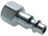 Milton 728BK M Style Quick Coupler: 1 4-Inch Female Plug