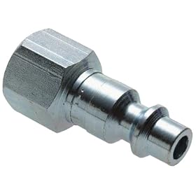 Milton 728BK M Style Quick Coupler: 1/4-Inch Female Plug