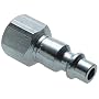 Milton 728BK M Style Quick Coupler: 1/4-Inch Female Plug