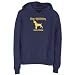 Sweatshirt Woman Navy Blue  Dog Addiction Cane Corso  Dog