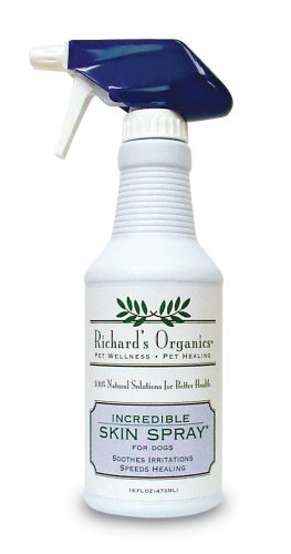 Richard's Organics Incredible Skin Spray For Dogs, 16 Ounce Richard's Organics Incredible Skin Spray For Dogs, 16 Ounce