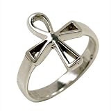 Cutout Ankh - Sterling Silver Ring