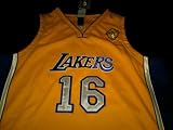 Pau Gasol Authentic Gold Los Angeles Lakers Jersey Sizes 56