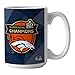 NFL Denver Broncos Super Bowl 50 Champions Sublimated Coffee Mug, 15-ounce