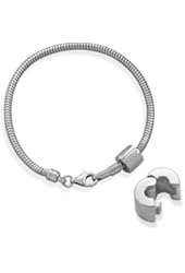Sterling Silver 8.5 Inch 2.8mm Snake Chain Bracelet With Locking Bead - JewelryWeb