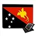 Papua New Guinea Flag For Apple iPad 2 & the New iPad 3 Faux Leather Folio Presenter Case Cover Bag with Stand Capability