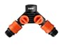 Claber "Y" Outdoor Faucet Garden Hose Connector 8599