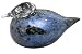 Iittala Birds of Toikka Mouthblown Glass Bird, Lustre Goldcrest
