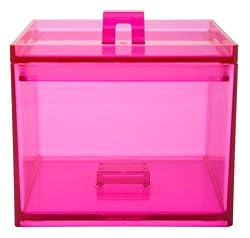 Zak Designs Pop 1-Quart Stackable Canister, Magenta
