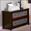 Office Line Rosewood 2 Drawer Lateral File Cabinet By Studio RTA