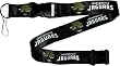 Jacksonville Jaguars Black Lanyard Keychain