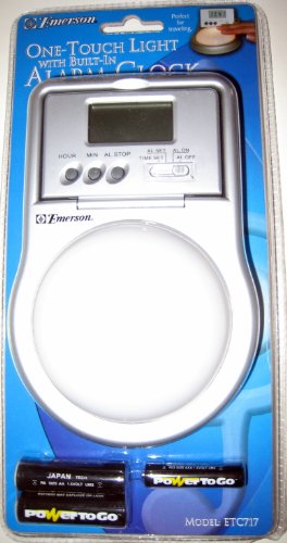 Emerson One-touch Light with Clock Etc717