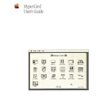 Apple Macintosh Hypercard User's Guide (Spiral-Bound 1987 Printing, First Edition)