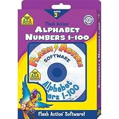 SCHOOL ZONE Flash Action Alphabet/Numbers 1-100 for Windows and Macint [Import]