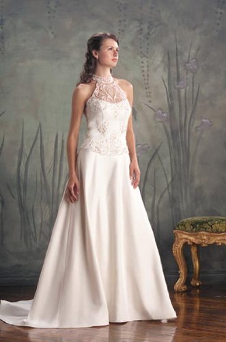 Eden Bridals Classics #8016 White Size 14 Bridal Gown Wedding Dress
